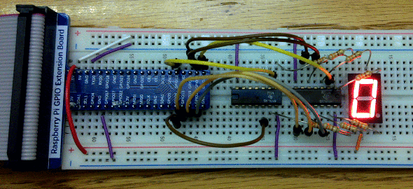 Use an RPi to control a 7 segment display Use an RPi to control a 7 segment display